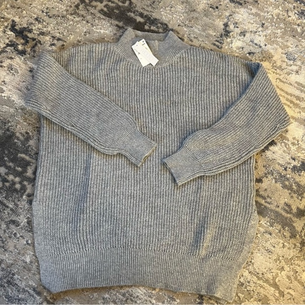 Abound Mock‎ neck chunky knit sweater NWT XL